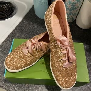 keds x kate spade new york glitter sneakers